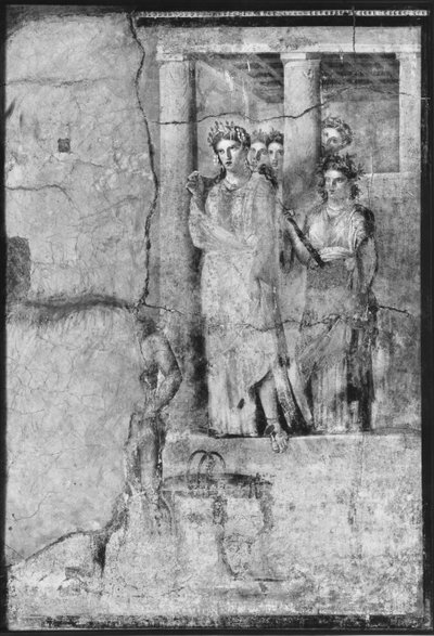 Iphigenia in Tauris, from Pompeii, c.15BC-50AD by Roman Roman